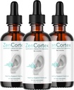 LIVORKA ZenCortex Tropfen, Flüssige Ergänzung für Ohr Gesundheit, Unterstützt gesundes Hören - 3 Flaschen (90 Tage Versorgung) - Packung von 3