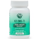 Alkaline für das Leben Vitamin K als MK-7| Natürliches Vitamin K2 von Fermented Chickpeas MENAQ7 180 mcg |One-per Day| 60 Tage Versorgung unterstützt Knochen & Herz Gesundheit | Einfach zu schlucken