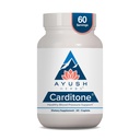 Ayush Herbs Carditone - Natural Heart Health Supplement für Damen und Herren, ganzheitliche Herzunterstützung mit Rauwolfia, Arjuna, Calcium und Magnesium - 60 vegetarische Caplets (1 Zähler)
