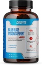 Blue Bliss Vision Support - Augenvitamine mit Lutein, Biotin, Bilberry und Zeaxanthin - Vitamin Supplement für Vision Gesundheit und Konservierung für Erwachsene Senioren 60 Veggie Kapseln 30 Tage Versorgung
