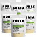 PURIS Organic Pea Protein Powder – USDA Organic Vegan Protein | 27g Pflanzenprotein Per Serving | Non-GMO Gluten-Free Soy-Free | Clean Label | Glaoth Taste | 2 lb (6 Pack)