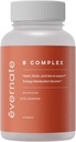 B Complex | Umfassende Formel für Vitamin B Vorteile | Vitamine B1, B2, B3, B5, B6, B12, Biotin, Folsäure, Cholin, & Inositol | Non GMO, Gluten Free | 60 Tabletten