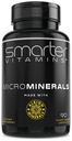 15mg Glycinat de zinc d'Albion® 6 Trace essentielle Bisglycinate Minéraux, Manganèse, Boron, Chrome, Sélénium, Complément de molybdène, 90 Capsules végétales à base végétale