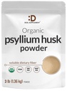 DEAL SUPPLEMENT Organic Psyllium Husk Powder, 3lbs (48oz) – Unflavored Plant Based Soluble Dietary Fiber – Gut & Digestion Health – Toll für Backen & Kochen – Keto Friendly, Glutenfrei, Non-GMO