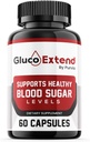 Gluco Advanced Formula Capsules, Gluco Capsules Maximum Strength Blend, Gluco Reviews Gluco Pills Supplement - Made in USA Extra Strength Formula Gluco Overall Wellness Support Formula (60 Capsules)