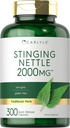 Carlyle Stinging Nettle Blatt Extrakt 2000mg | 300 Kapseln | Non-GMO & Gluten Kostenlose Ergänzung