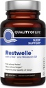 Lebensqualität - Restwelle – Premium Natural ETAS und Melatonin Supplement – Non Groggy Formula mit ETAS und Melatonin SR – Non Habit Forming – 30 Kapseln