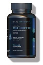 Spannungselemente Zink Bisglycinat + Orotate 245mg mit Kupfer Chelat: Muskel- & Haut Gesundheit, Hormon Balance - Elemental Zink 50mg (100 Servierungen) Vegan