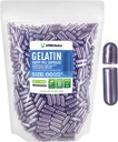 XPRS Nutra Größe 00 Leere Kapseln - 1000 Graf Leere Gelatine Kapseln - Pillen DIY Kapsel Füllung - Füllbare Pille Gel Kapseln für DIY Ergänzungen (Purple Pearl)