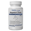 Superior Labs Magnesium Citrate 200mg, hohe Absorption, Non-GMO, Additive-Free & Gluten-Free, fördert Beruhigungsschlaf, Eases Muskelkramps & Twitches, Unterstützt Verstopfungshilfe, 120 Veg Caps