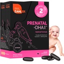 Zahler Pränatales Vitamin mit DHA & Folate - DHA Ergänzungen & Prenatal Multivitamin für Mutter und Kind - Kosher Prenatale DHA Pränatale Vitamine mit Eisen, Pre Natal Softgels (120 Graf (Pack von 1))
