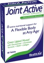 Healthaid Jointactive, 60 Ct, Verlängerte Freisetzung, Ein flexibler Körper in jedem Alter, grüne Lipped Mussel, mit Glucosamin, Chondroitin Tumeric, MSM, Collagen.