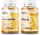 Wild & Organic Ashwagandha Gummis & Maca Root Gummis 60 Count