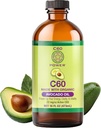 C60 Power - AVO 16-oz.- Organisches Avocadoöl, 16 Fl Oz, 99,99% Reines sublimiertes Kohlenstoff 60, Fullerenes