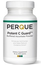 PERQUE Gepuffertes Vitamin C Ascorbat-Pulver - pH Balanced, Vegetarisch, Allergen-freie Vitamin C-Ergänzung - Fast-Acting Antioxidans-Support -Pulver mit Magnesium, Kalium & Zink - 16 oz