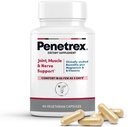 Penetrex Klinisch studierte Magnesium Glycinat-Ergänzung für Gelenk-, Muskel- und Nervenunterstützung - Komfort in 5 Tagen mit Advanced Boswellia Serrata Extract, Vitamin D, B, C (60 Count - 1 Monat Versorgung)