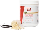 TB12 Pflanzenbasiertes Proteinpulver, Sustainable Sourced Pea Protein, Vanille, Vegan, 1g Net Carb, Non-GMO, Dairy-Free, Sugar-Free (18 Servierungen / 1.26lbs)