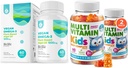 Kinder Multivitamin Gummis für Kinder und Vegan Omega 3 Softgels