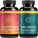 Magnesium Supplement Complex 310mg von Primal Harvest - Sugar Free Apple Cider Gummies