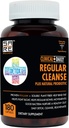 Clinical Daily Regular Cleanse Plus Natural Probiotic - Colon Cleanse & Gut Detox Supplement - Assists with Energy and Constipation Relief - Kräuterdiät Fiber Psyllium Husk Capsules - 180 Count