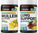 BIO KRAUTER Mullein 60 Gummis & Lung Support 60 Gummis