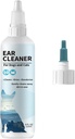 Dog & Cat Ear Cleaner – Gentle Otic Solution for Dogs & Cats – Pet Ear Wash for Wax, Debris & Odor – Itch Relief, Non-Irritating Formula – 4 Unze