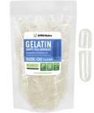 XPRS Nutra Größe 00 Leere Kapseln - 500 Graf Leere Gelatine Kapseln - DIY Kapsel Füllung - Fillable Pill Gel Kapseln für Do-It-Yourself Ergänzungen (Clear)