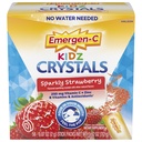 Emergen-C Kidz Crystals, On-the-Go Emergen-C Immununterstützungsergänzung mit Vitamin C, B Vitamine, Zink und Mangan, Sparkly Erdbeere, Stocking Stuffer - 56 Stick Packs