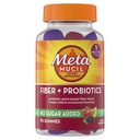 Metamucil Fiber Gummis für Erwachsene mit Probiotika für Bloating Relief, kein Zucker hinzugefügt Erdbeer Kiwi BlackBerry Flavors, 5g Prebiotic Plant Based Fiber Supplement Blend, 90 Count