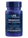 Life Extension Melatonin 6 Hour Timed Release, 750 mcg, Extended-Release Formula for Gentle Sleep Support, Healthy circadian Rhythms, Cellular Defense, Gluten-Free, Non-GMO, Vegetarian, 60 Tabletten