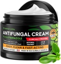 Crema antifungina per il piede dell'atleta, Ringworm & Jock Itch - Clotrimazole 1% Made in USA - Peggio dell'anello di resistenza extra, Crema di Jock Itch, Anti Fungal Atleti Trattamento del piede per la pelle umana Fungus - 2 oz