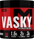 MTS Nutrition Vasky Non-Stimulant Pump Inducer - Muscle Saturating Preworkout - 30 Portionen Unflavored