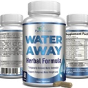 Wasser Away Gentle Herbal Diuretic - Natürliche diuretische Wasser Pillen - Linderung Bloating, Reduzieren überschüssiges Wasser Gewicht mit Dandelion Blatt, Grüner Tee, Detox Cleanse & Urinary Health. Nicht-GVO, 60 Kapseln