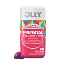 OLLY Ultra Strength Prenatal Multivitamin Softgels, unterstützt gesundes Wachstum, Gehirnentwicklung, Eisen, Folsäure, DHA, Vitamine C, E, 30 Tage Supply-60 Count