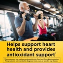 Nature Made CoQ10 100mg mit schwarzem Pfefferextrakt für verbesserte Nährstoffaufnahme, Nahrungsergänzungsmittel für Herzgesundheit, 30 Softgel, 30 Tage Versorgung (Pack mit 2)