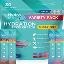 Elektrolytpulver Zuckerfreie Hydratpackungen Sortenpackung Hydromat 30 Sticks