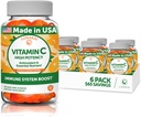Lunakai Vitamin C Gummi für Erwachsene und Kinder - Bio VIT C Vegan Kaubare Gummy Vitamine - 250 mg Erwachsene, Kinder, Kleinkind Chews - 6 Pack