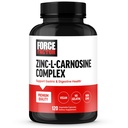 FORCE FACTOR Zinc L-Carnosine Kapseln zur Unterstützung Magen- und Verdauungsergänzung, Verdauungs- und Bloating-Ergänzung, Vegan, Non-GMO, No Gelatin, 120 Kapseln