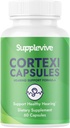 Cortexi Hearing Support Formel - Ohr Tinnitus Relief für Ringen Ohren, Tinnitus Ergänzung & Hörgerät Vitamine helfen Schweigen Der Lärm, sicher und natürlich, 60 Kapseln (1)