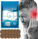 Tinnitus Relief Patches, Natürliche Kräuter Tinnitus Relief Behandlung Ohr Patch, für Ohrring, Ohr Schmerzen, Relief Hörverluste und schützen Ohr Gesundheit, 12Pcs (1 Packung)