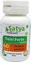 Tulsi Forte Kapseln 500 mg. 60 Veg. Kapsel | Basil (Ocimum Sanctum) Extrakt Kapseln für Männer und Frauen | Ayurvedische Kräuterergänzung / Heilmittel | 10:1 Forte (1 Flasche 60 Kapseln)