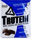 Body Nutrition Trutein High Protein Powder: 45% Whey, 45% Casein, 10% Eiweiß, Glutenfrei, Low Sodium, Gras Fed Whey Protein Powder, Gym Supplement & Breakfast Shake, Schokolade, 34g Probe