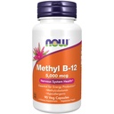 JETZT Nahrungsergänzungsmittel, Methyl B-12 5000mcg, Methylcobalamin, Allergisch, 90 Veg Kapseln