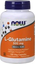 JETZT Lebensmittel L-Glutamin 500mg - 120 ct (Pack von 2)