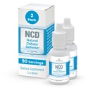 Waiora Natural Cellular Defense (NCD) Liquid Zeolite Drops, Clinoptilolite für Männer und Frauen - Beilage für Immune, Gesunde Gut-Unterstützung, Sauberkeit, pH Balance (0,5oz Bottle, 2 Ct – 180 serv)