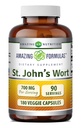 Erstaunliche Formeln St. John's Wort Supplement (Hypericum Perforatum Extract) | 700 Mg pro Servieren | Veggie Kapseln | Gluten Free | Non-GMO | Made in USA (1 Pack | 180 Count)