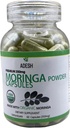 Adesh Moringa Pulver Kapseln | Premium Moringa Blatt Ergänzung | 60ct, 350mg | Natürliche Superfood für Energie, Stoffwechsel und Immununterstützung | Vegan, Supergreen Nutritional Capsules