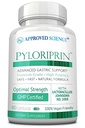 Genehmigte Wissenschaft Pyloriprin - Fortgeschrittene Verdauungshilfe für einen gesunden Stomach - Zinc L-Carnosine, Probiotic, Broccoli Sprout, Deglycyrrhized Licorice - 60 Kapseln - One Month Supply - Vegan