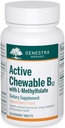 Marques Genestra Active Chewable B12 avec L-méthylfolate.