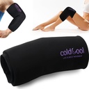 Coldcool Knee Ice Pack Wrap für Verletzungen, Reusable Gel Cold Packs Brace 360° Kompressionshülle für Elbow, Knöchel & Calf - Flexible Kalte Wrap Erholung für Meniskus, ACL, MCL Schmerzlinderung.